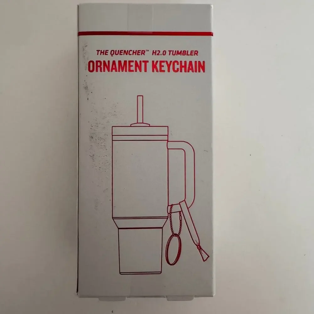 ❌SOLD❌ Stanley The Quencher H2.0 Tumbler Ornament Keychain Mini Strawberry Twist - Picture 3 of 5